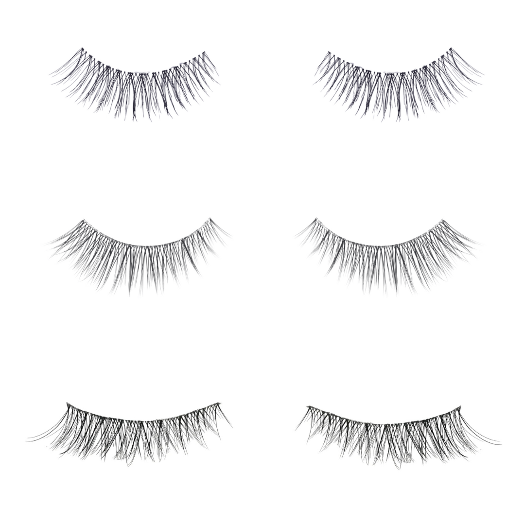 natural false eyelashes for everyday wear lightweight wispy look