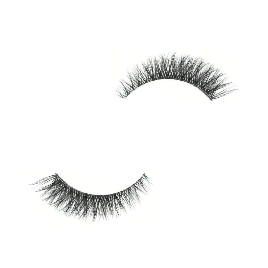 natural false eyelashes for everyday wear lightweight wispy look
